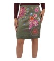 Mini falda antelina estampada floral etnica 101 idées 0360W