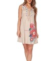 dress tunic suede summer ethnic 101 idées 331Y