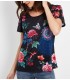 buy top t-shirt plus size summer floral ethnic 101 idées Design