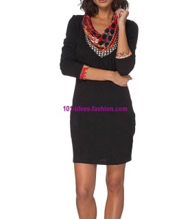 buy Dress black winter 101 idées 'Rennes' clothes for women