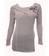 shop t-shirts tops blouses winter brand eden & orphee 1693RO ethnic